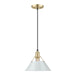 Golden - 3306-M BCB-DB - One Light Pendant - Orwell - Brushed Champagne Bronze