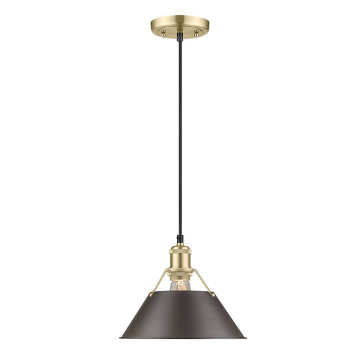 Orwell One Light Pendant Brushed Champagne Bronze