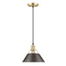 Golden - 3306-M BCB-RBZ - One Light Pendant - Orwell - Brushed Champagne Bronze