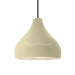 Justice Designs - CER-6563-VAN-NCKL-RIGID - One Light Pendant - Radiance - Vanilla (Gloss)