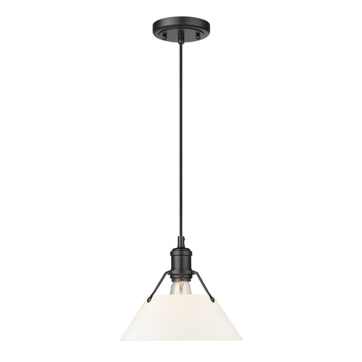 Orwell One Light Pendant Matte Black