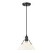 Golden - 3306-M BLK-OP - One Light Pendant - Orwell - Matte Black