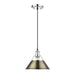 Golden - 3306-M CH-AB - One Light Pendant - Orwell - Chrome