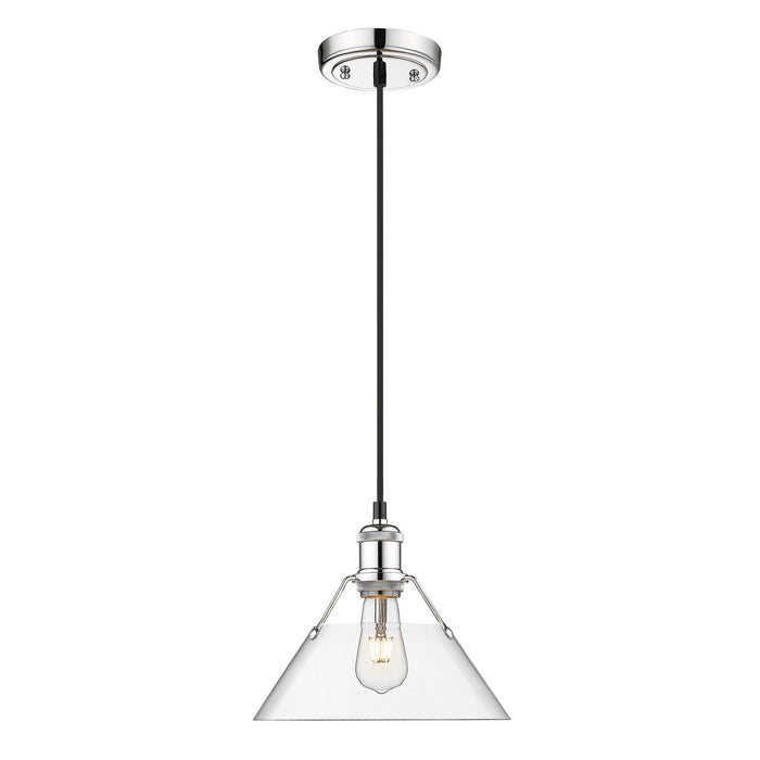 Golden - 3306-M CH-CLR - One Light Pendant - Orwell - Chrome