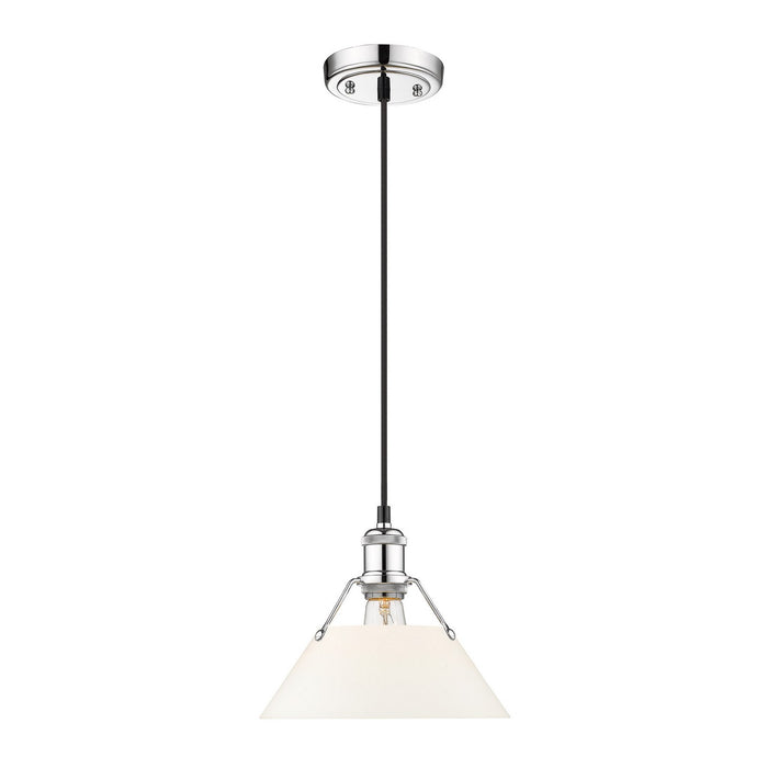Golden - 3306-M CH-OP - One Light Pendant - Orwell - Chrome