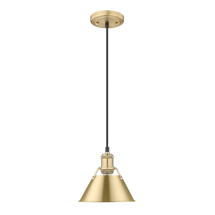 Golden - 3306-S BCB-BCB - One Light Mini Pendant - Orwell - Brushed Champagne Bronze