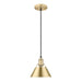 Golden - 3306-S BCB-BCB - One Light Mini Pendant - Orwell - Brushed Champagne Bronze