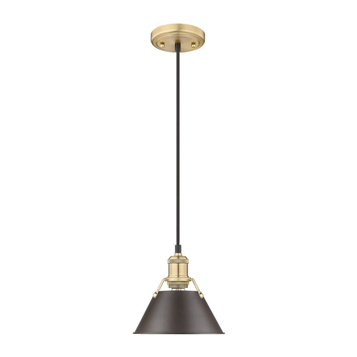 Orwell One Light Mini Pendant Brushed Champagne Bronze