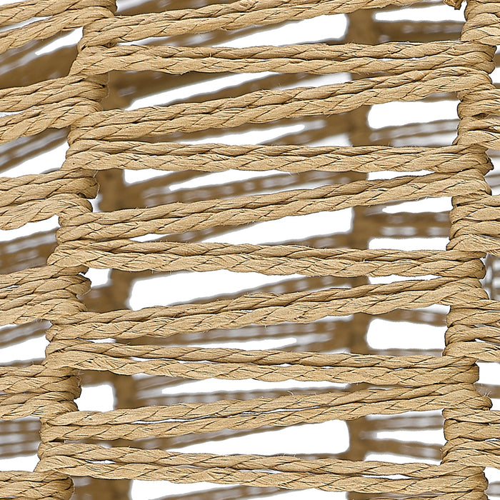 Golden - 6085-SF BLK-NR - Four Light Semi-Flush Mount - Camden - Matte Black