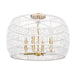 Golden - 6808-4SF MBG-WR - Four Light Semi-Flush Mount - Ellie - Modern Brushed Gold