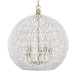 Golden - 6933-5P BCB-WR - Five Light Pendant - Florence - Brushed Champagne Bronze