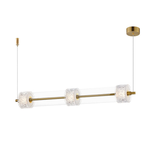 ET2 - E11083-124NAB - LED Linear Pendant - Elysian - Natural Aged Brass
