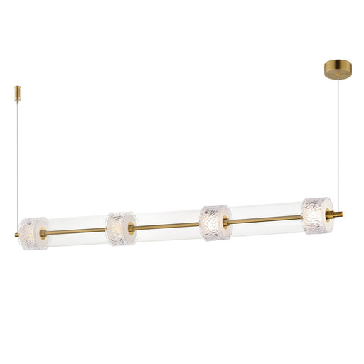 ET2 - E11084-124NAB - LED Linear Pendant - Elysian - Natural Aged Brass
