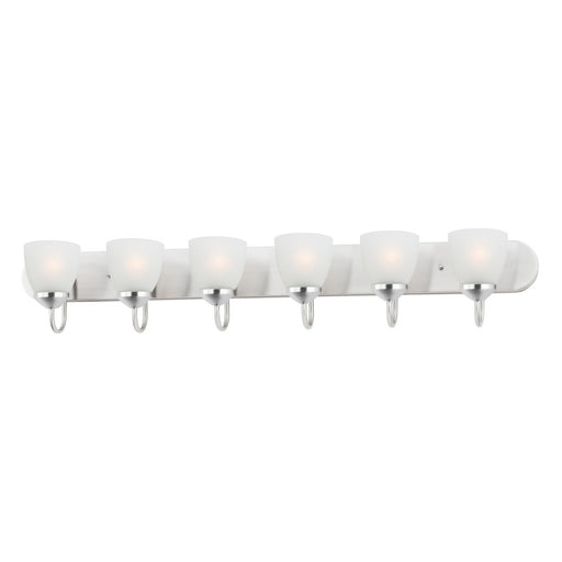 Maxim - 11386FTPC - Six Light Bath Vanity - Axis - Polished Chrome