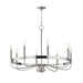 Maxim - 14498SN - Eight Light Chandelier - Frankie - Satin Nickel