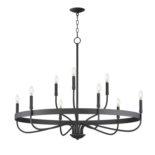 Maxim - 14499BK - Nine Light Chandelier - Frankie - Black