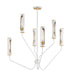 Maxim - 16176CLLFGNAB - LED Pendant - Regent - Light French Gray / Natural Aged Brass