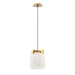 Maxim - 21230MRNAB - One Light Pendant - Scoop - Natural Aged Brass