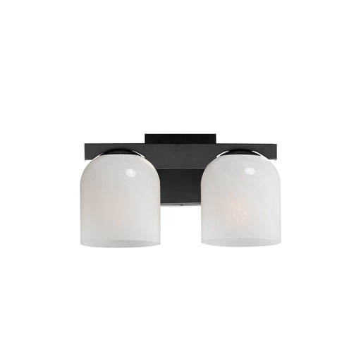 Maxim - 21232MRBK - Two Light Bath Vanity - Scoop - Black