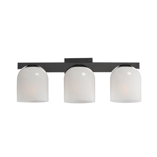 Maxim - 21233MRBK - Three Light Bath Vanity - Scoop - Black