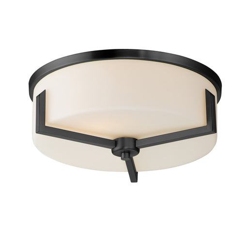 Maxim - 21280SWBK - Three Light Flush Mount - Dart - Black