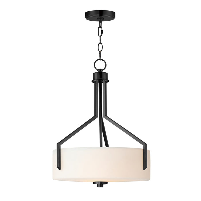 Maxim - 21287SWBK - Three Light Pendant - Dart - Black