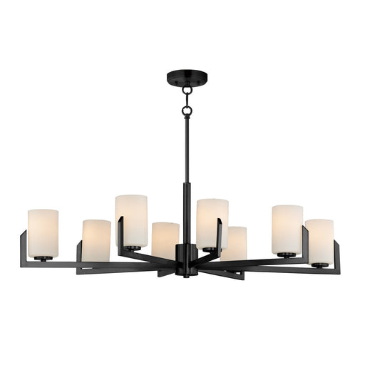 Maxim - 21288SWBK - Eight Light Chandelier - Dart - Black