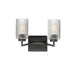 Maxim - 21372CRBK - Two Light Wall Sconce - Rigata - Black