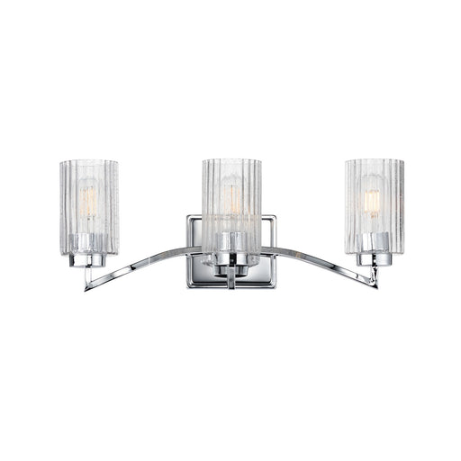 Maxim - 21373CRPN - Three Light Bath Vanity - Rigata - Polished Nickel