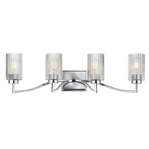 Maxim - 21374CRPN - Four Light Bath Vanity - Rigata - Polished Nickel