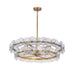 Maxim - 21823TCWBR - Four Light Chandelier - Loren - Weathered Brass