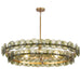 Maxim - 21824GNWBR - Six Light Chandelier - Loren - Weathered Brass