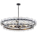 Maxim - 21824TCGM - Six Light Chandelier - Loren - Gunmetal