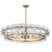 Maxim - 21824TCWBR - Six Light Chandelier - Loren - Weathered Brass