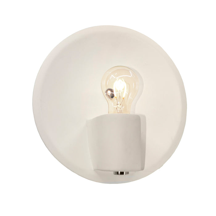 Justice Designs - CER-7051-MAT-NCKL - One Light Wall Sconce - Ambiance - Matte White