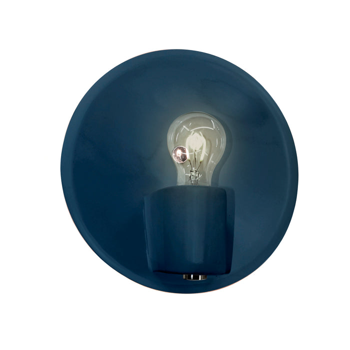 Justice Designs - CER-7051-MID-NCKL - One Light Wall Sconce - Ambiance - Midnight Sky