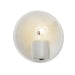 Justice Designs - CER-7051-WHT-NCKL - One Light Wall Sconce - Ambiance - Gloss White