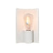 Justice Designs - CER-7061-WHT-NCKL - One Light Wall Sconce - Ambiance - Gloss White