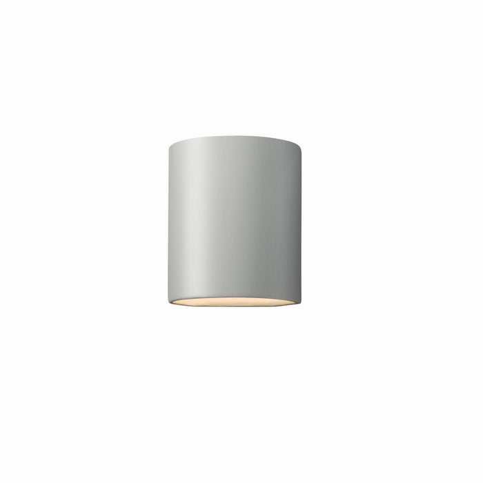 Justice Designs - CER-9010-MAT-NCUT - One Light Wall Sconce - Sun Dagger - Matte White