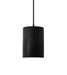 Justice Designs - CER-9620-CRB-MBLK-BKCD - One Light Pendant - Radiance - Carbon - Matte Black