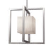 Justice Designs - CLD-4290-NCKL - One Light Pendant - Clouds - Brushed Nickel