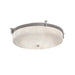 Justice Designs - CLD-8985-NCKL - Two Light Flush-Mount - Clouds - Brushed Nickel