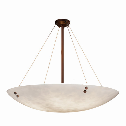 Justice Designs - CLD-9669-35-DBRZ-F1 - 12 Light Pendant - Clouds - Dark Bronze