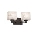 Justice Designs - FAL-8422-55-MBLK - Two Light Bath Bar - LumenAria - Matte Black