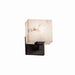 Justice Designs - FAL-8437-55-MBLK - One Light Wall Sconce - LumenAria - Matte Black