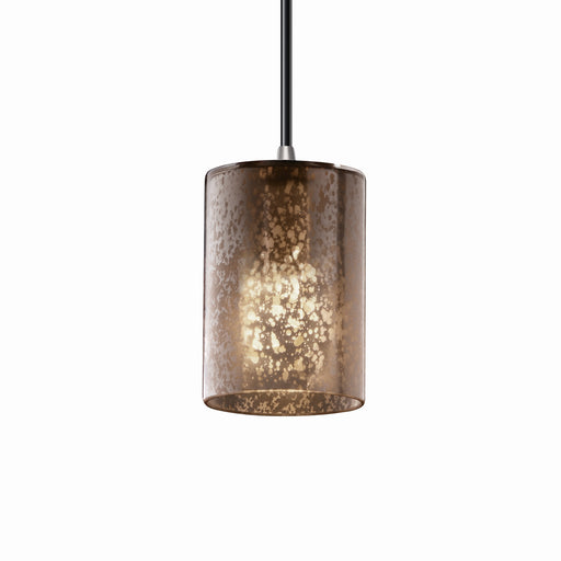 Justice Designs - FSN-8815-10-MROR-NCKL - One Light Pendant - Fusion - Brushed Nickel