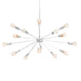 Justice Designs - NSH-8027-CROM - 15 Light Chandelier - Axion - Polished Chrome