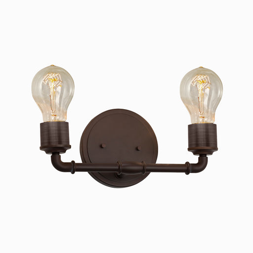 Justice Designs - NSH-8462-DBRZ - Two Light Bath Bar - No Shade Material - Dark Bronze