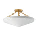 Maxim - 22450WTNAB - Three Light Flush Mount - Artemis - Natural Aged Brass