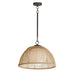 Maxim - 22472NAANB - One Light Pendant - Cestino - Antique Bronze